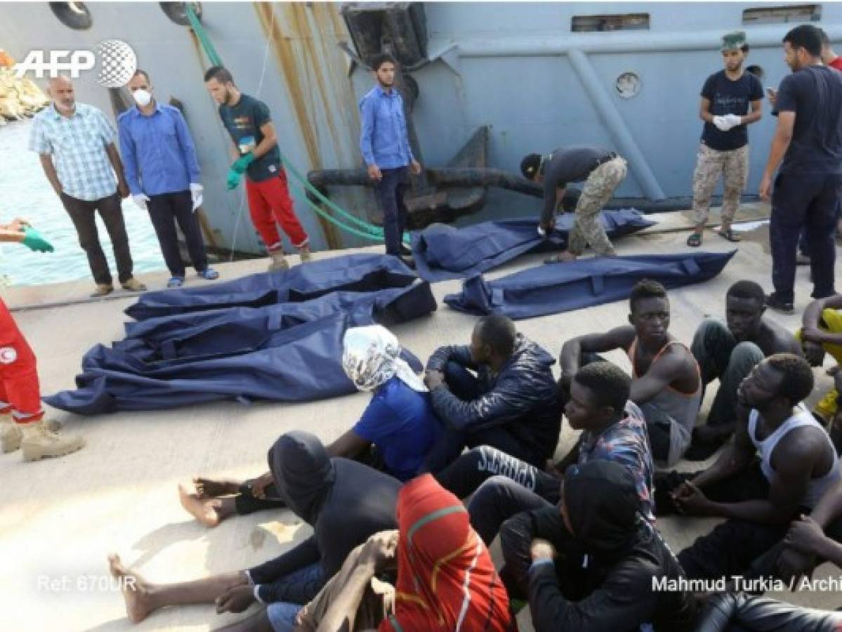 Hallan al menos cinco cuerpos de migrantes en la costa de Libia