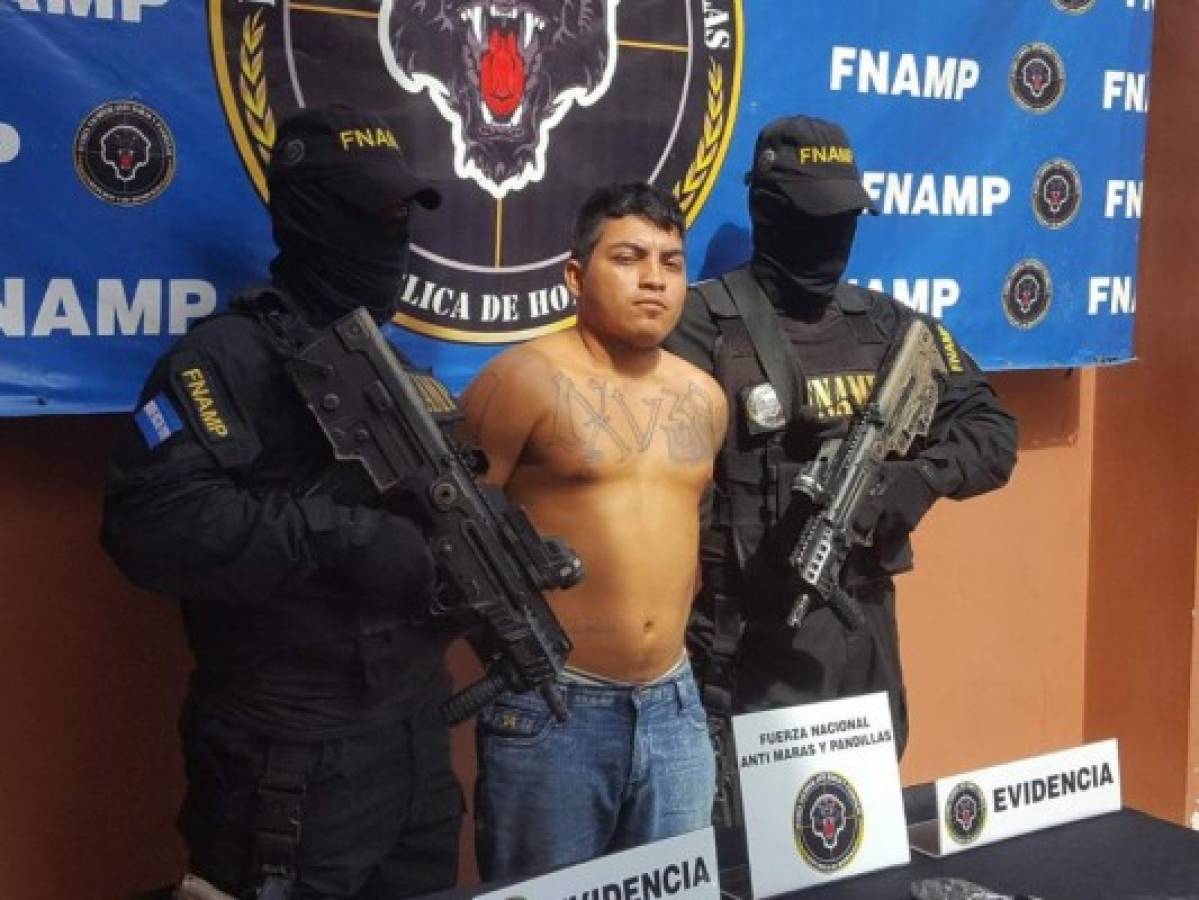 Capturan a pandillero salvadoreño que pretendía crear su propia clica en la zona sur de Honduras