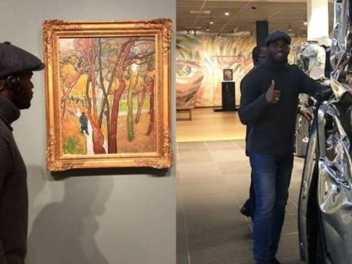 La visita de David Suazo al Museo Van Gogh de Ámsterdam