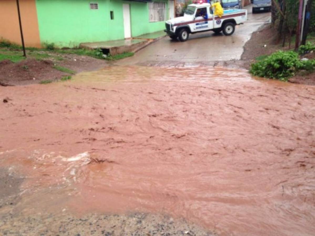 Se registran daños por las lluvias en la capital de Honduras