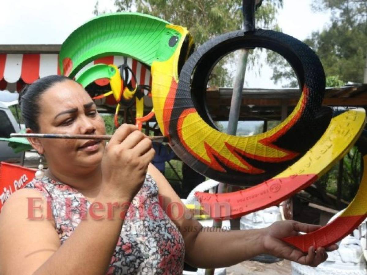 De rodar en las calles a tesoros de jardines, el arte de una familia hondureña