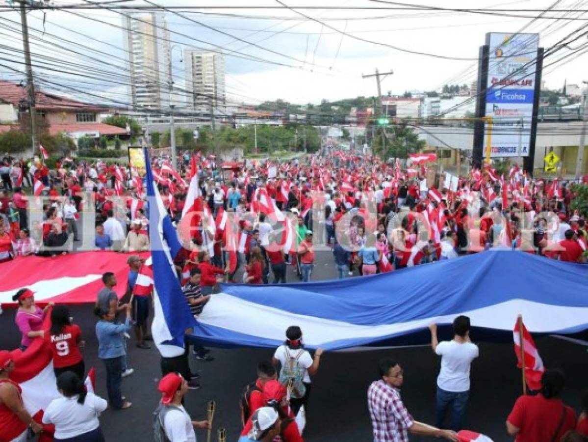 Honduras: Oposición política se movilizó contra la reelección presidencial