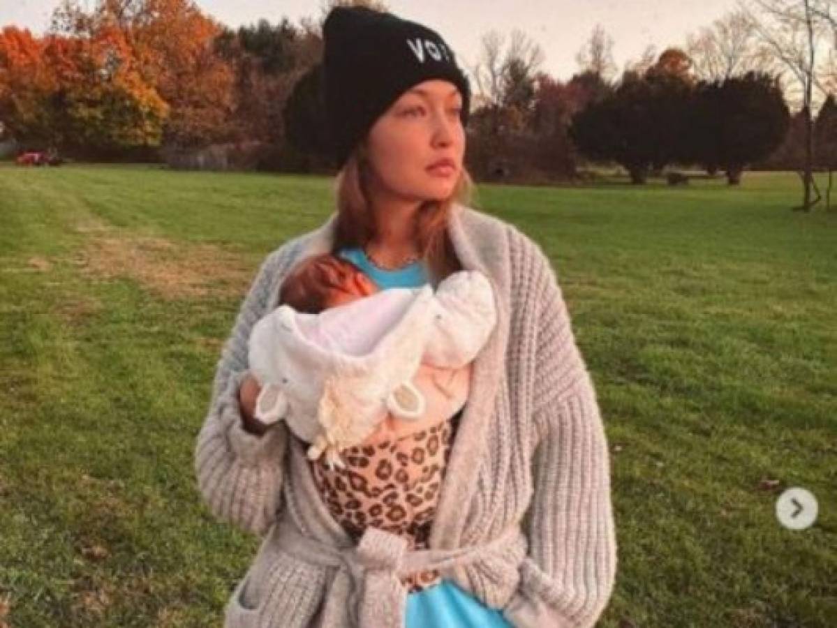 La tierna foto de Gigi Hadid junto a su hija