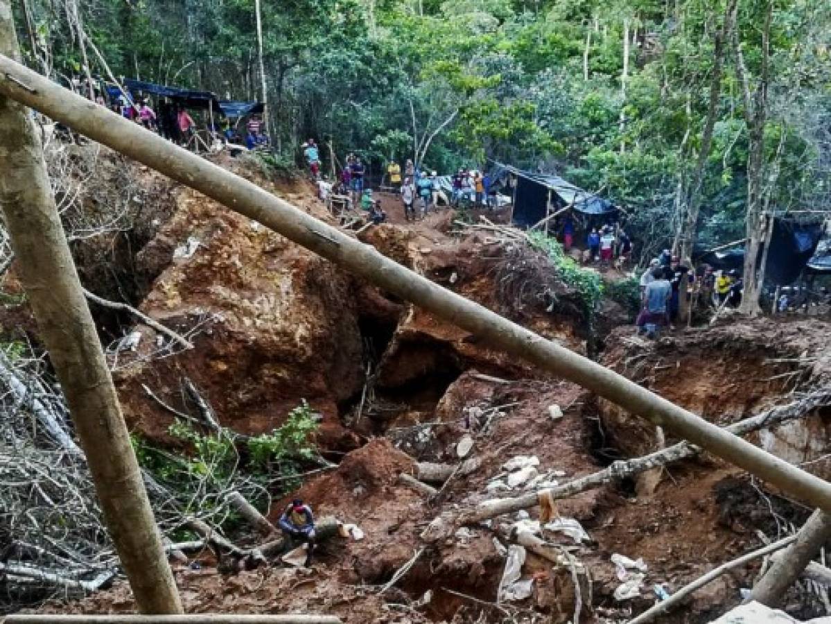 Sigue búsqueda de mineros atrapados por derrumbe en Nicaragua