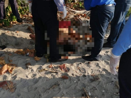 Hallan cuerpo sin vida de un hombre cerca de playa en Omoa, Cortés