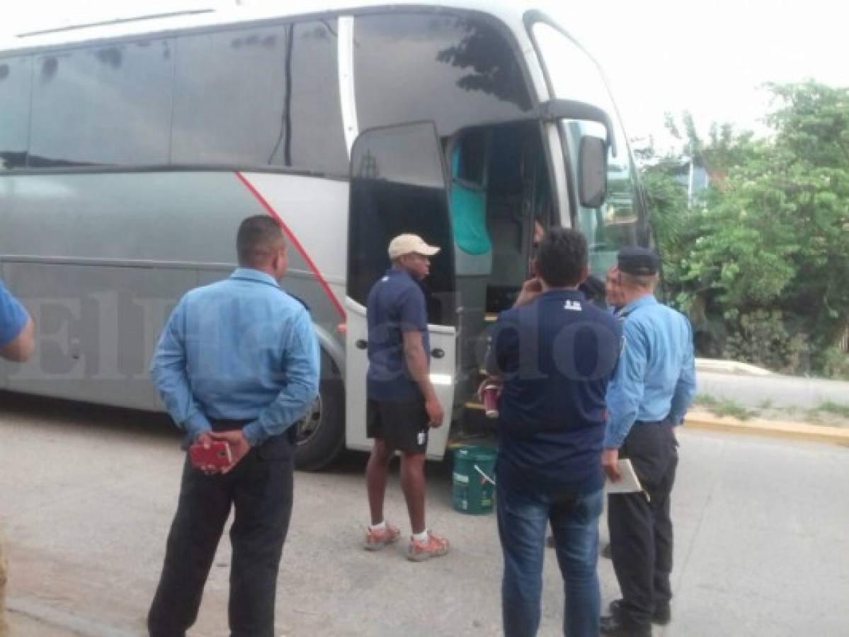 Autobús del Honduras de El Progreso se accidenta en Tocoa