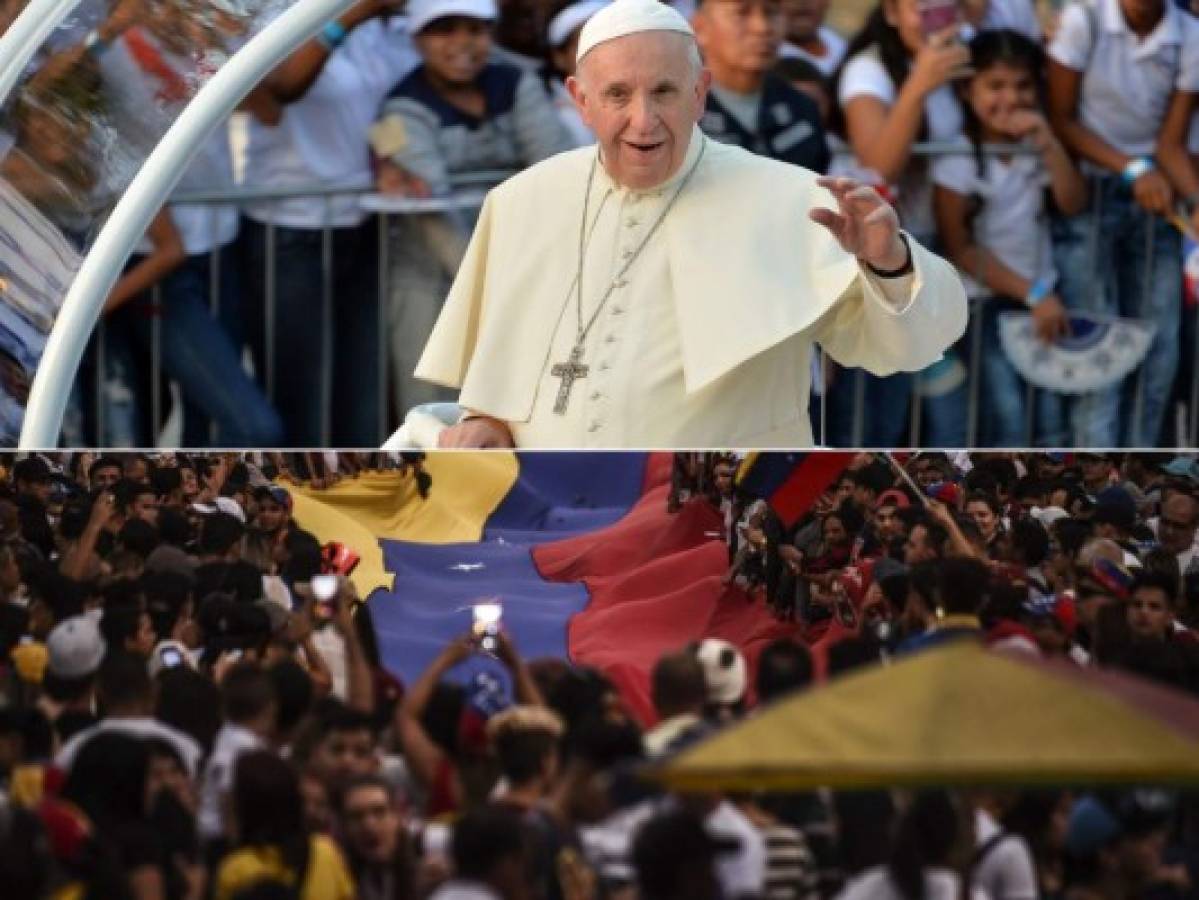 Crisis en Venezuela planea sobre el primer mensaje de Francisco en Panamá