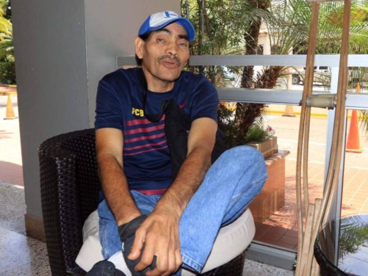 Anastasio Hernández, un aficionado especial que cuida de Motagua
