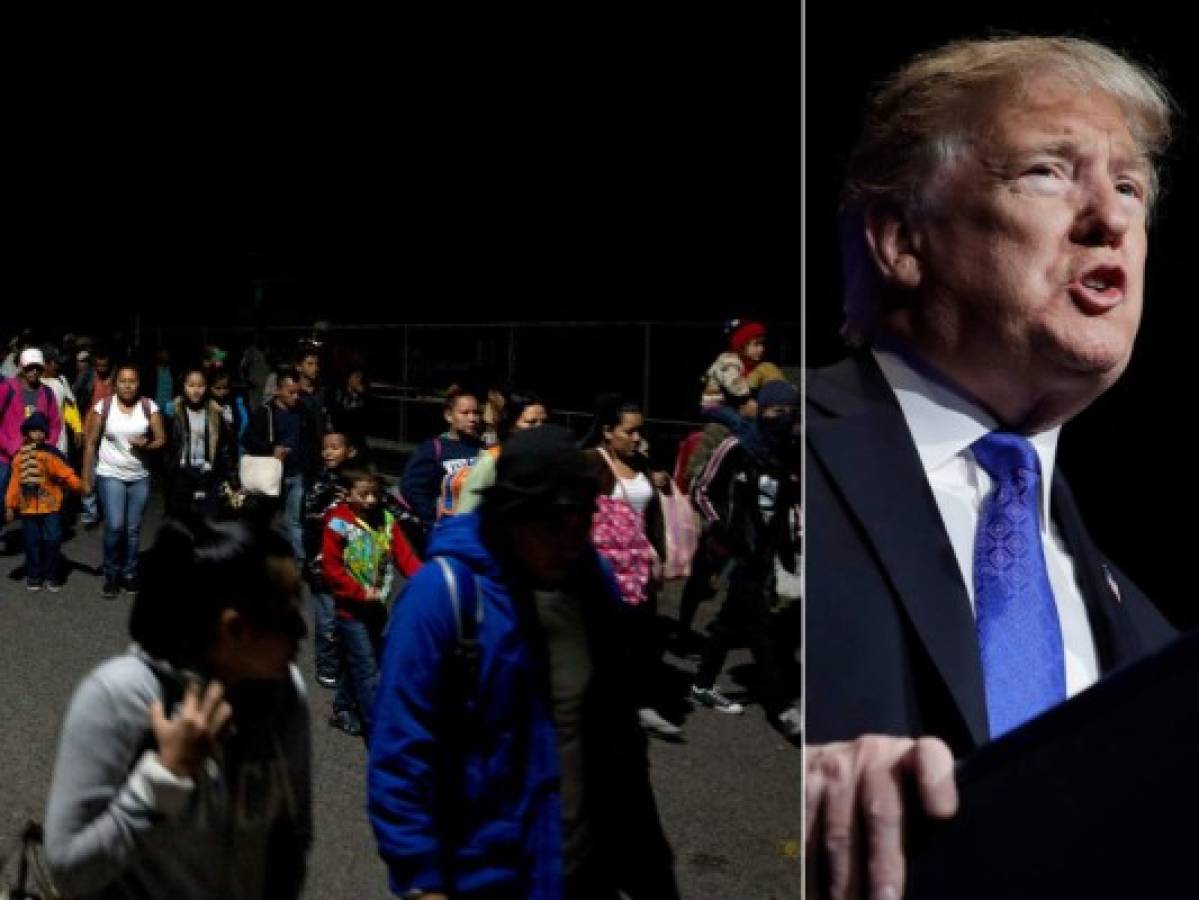 Donald Trump: Controlar caravana migrante 'no es fácil'; doblarán seguridad fronteriza