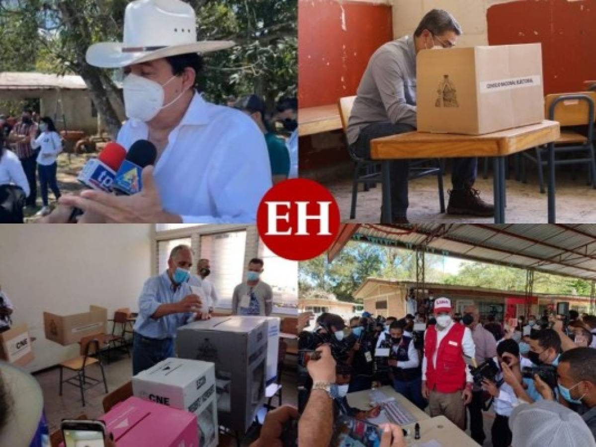 Así votaron los reconocidos líderes políticos de Honduras (Fotos)