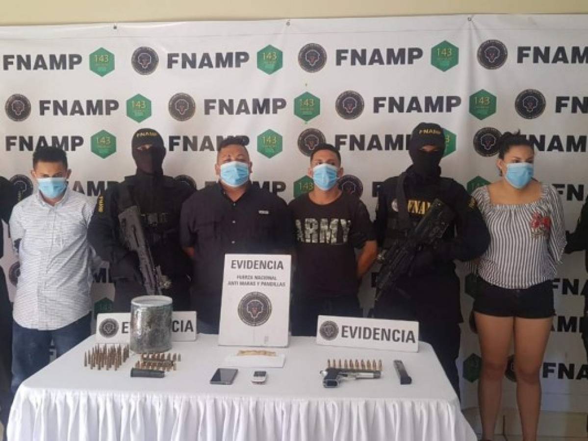 Capturan seis miembros de maras y pandillas en la capital de Honduras
