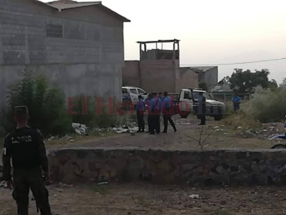 En esta zona fue encontrado el cuerpo sin vida de un hombre, en la capital de Honduras. (Fotos: Estalin Irías)