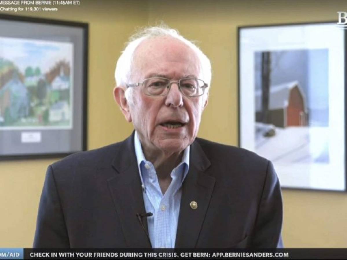 Sanders: Sería 'irresponsable” no apoyar a Biden