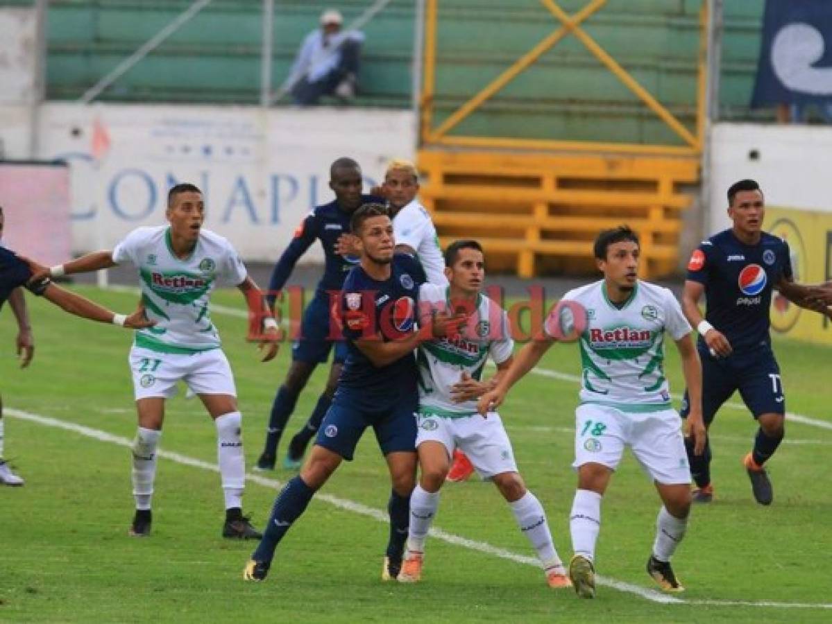 Con dobletes de Rubilio y Moreira, Motagua ganó 5-0 al Juticalpa en el Nacional