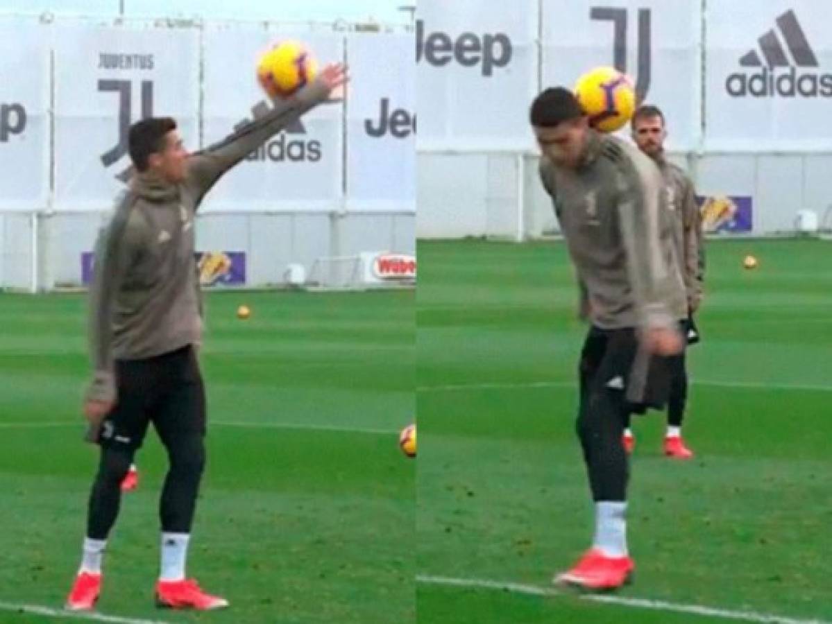 La maniobra de Cristiano Ronaldo con la pelota que sorprende al mundo