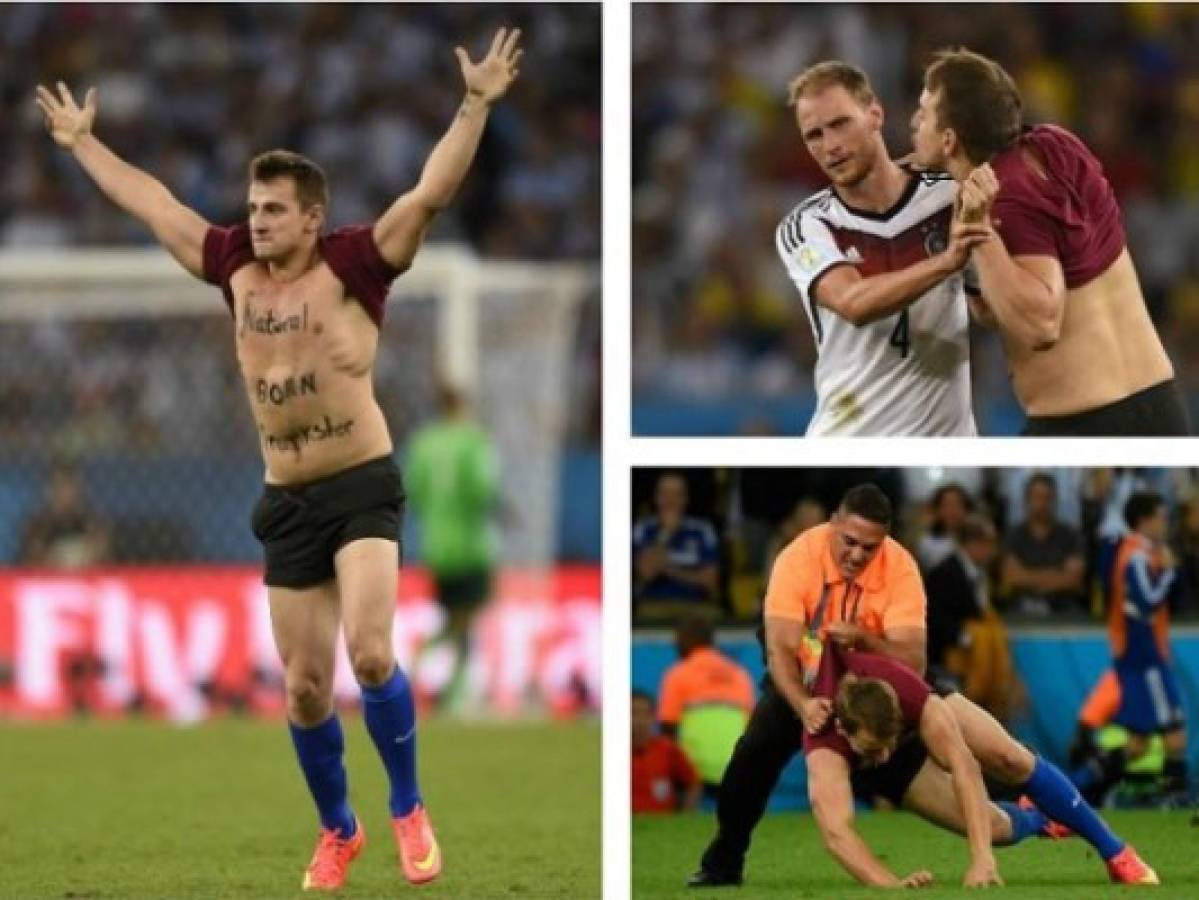 El intruso que interrumpió la final Alemania-Argentina