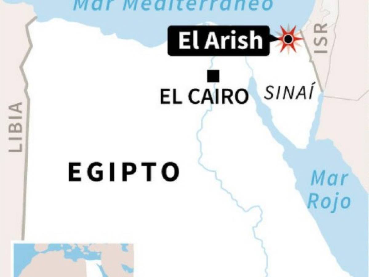 Al menos 235 muertos en ataque contra una mezquita en el Sinaí egipcio