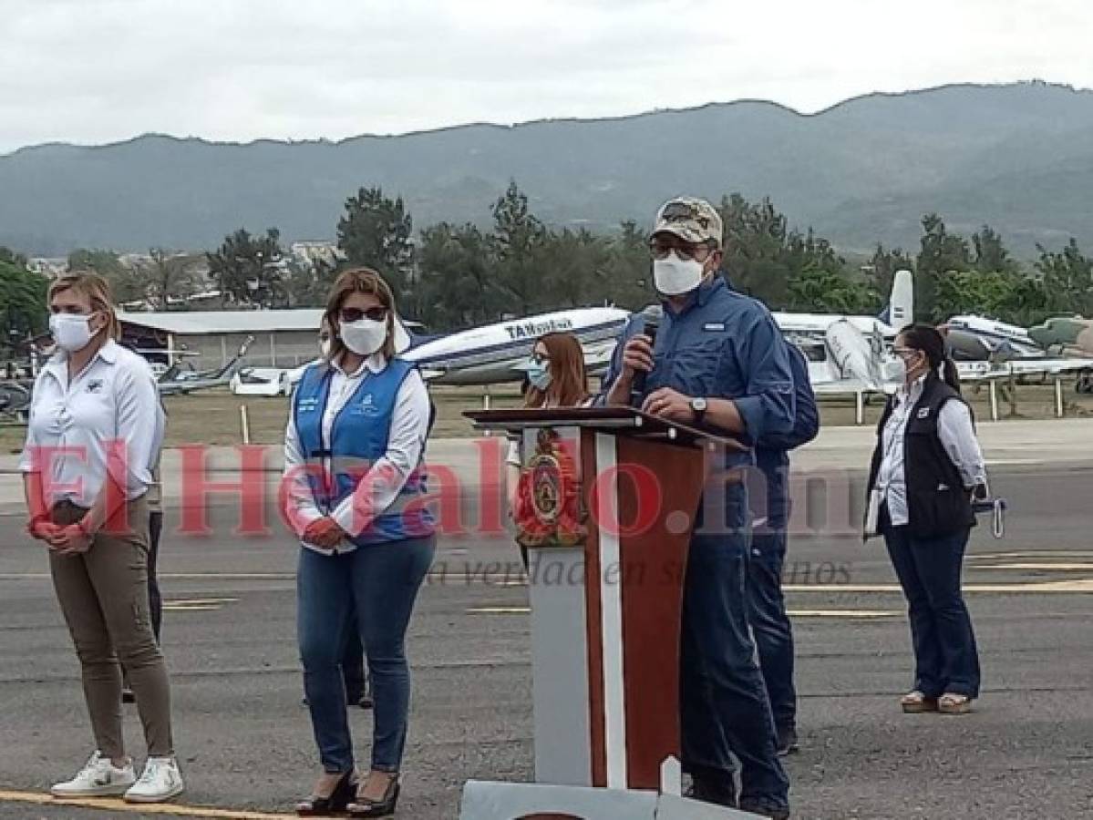 'Vamos a vacunar a la clase trabajadora': JOH por llegada de vacunas del IHSS