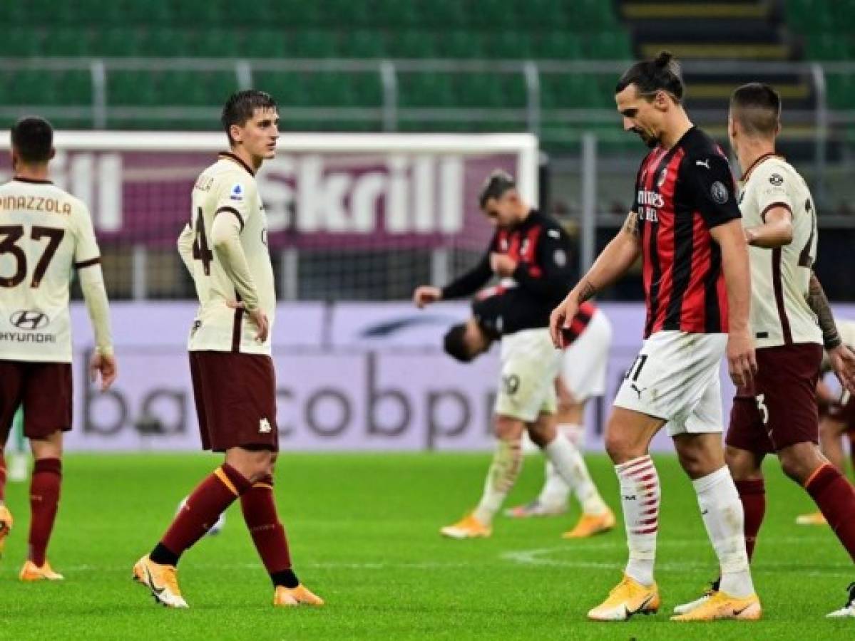 Milan se deja los primeros puntos de la temporada tras empatar 3-3 con la Roma