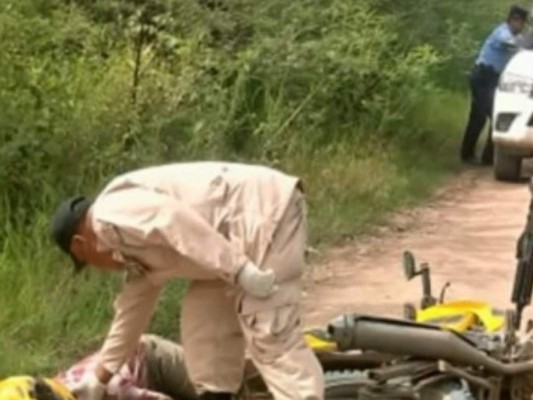 Matan a motociclista en la comunidad de La Empalizada, Olancho