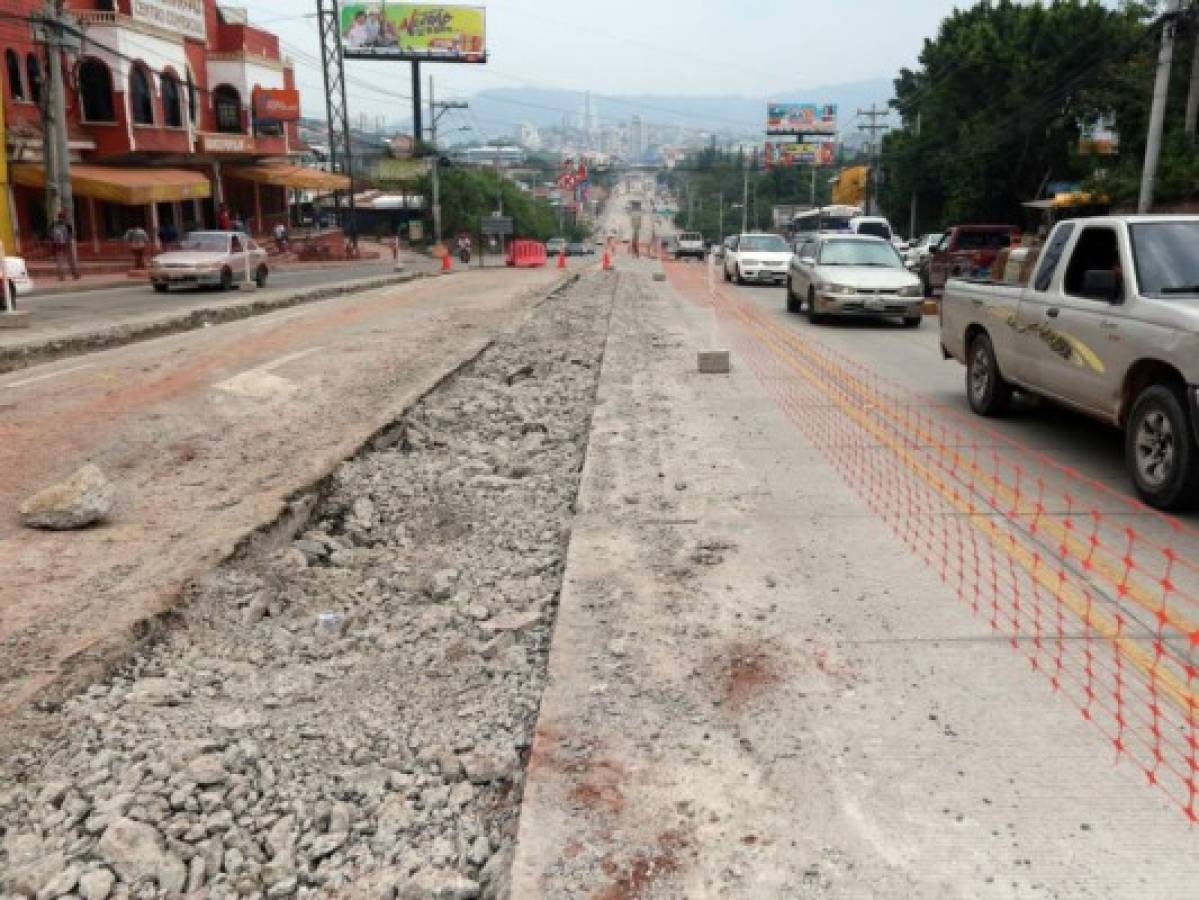 Construyen un túnel en la primera entrada a la Kennedy de Tegucigalpa