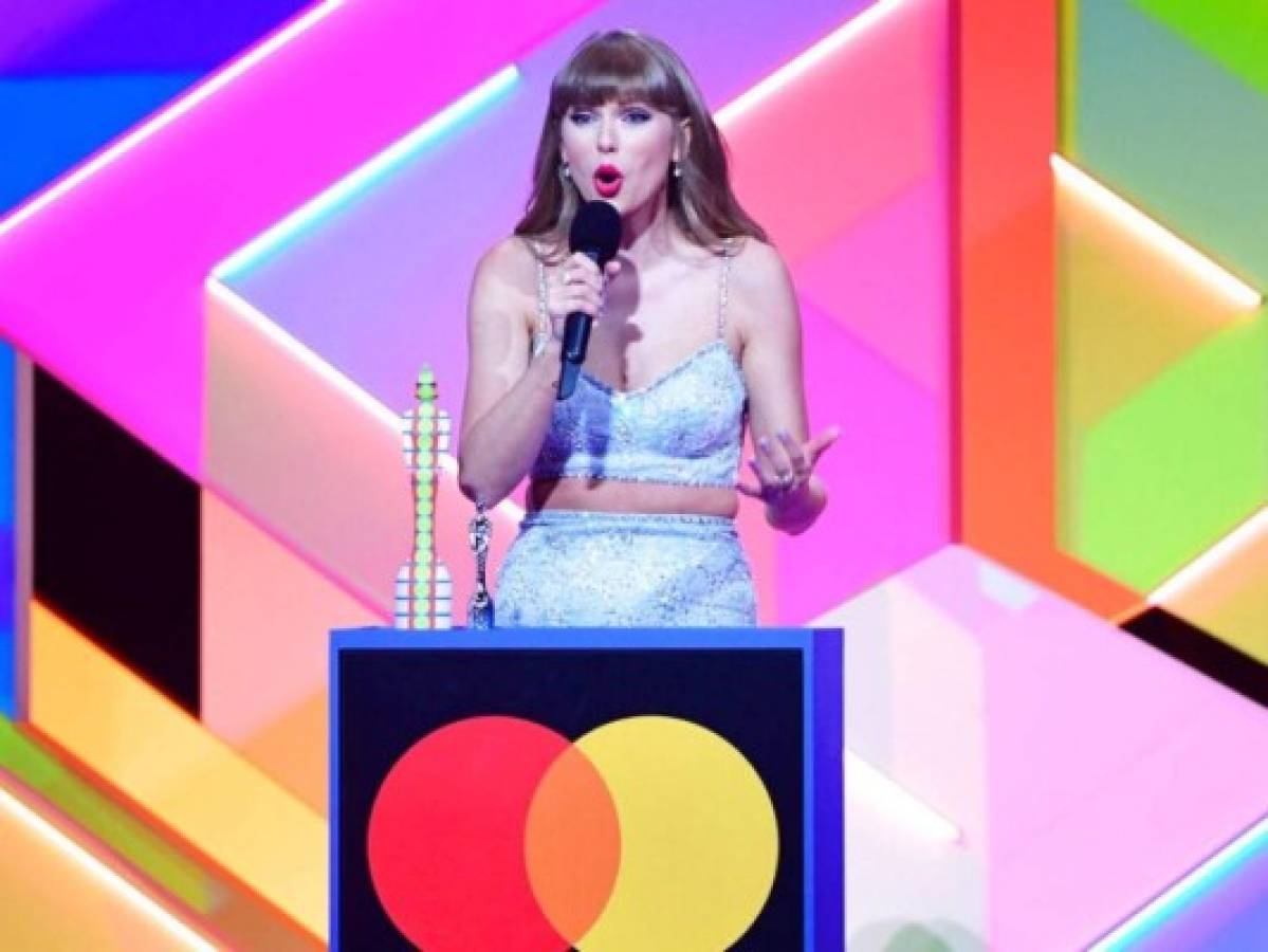 Premios Brit honran a Taylor Swift como ícono global; galardón otorgado a superestrellas