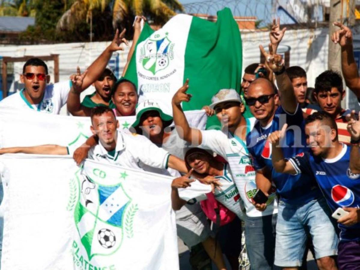 Previo a la Gran Final del Apertura 2016 Puerto Cortés se despertó de fiesta