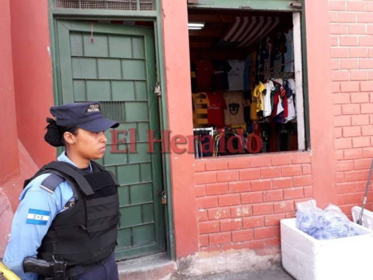Matan un hombre dentro de negocio de venta de camisas en Tegucigalpa