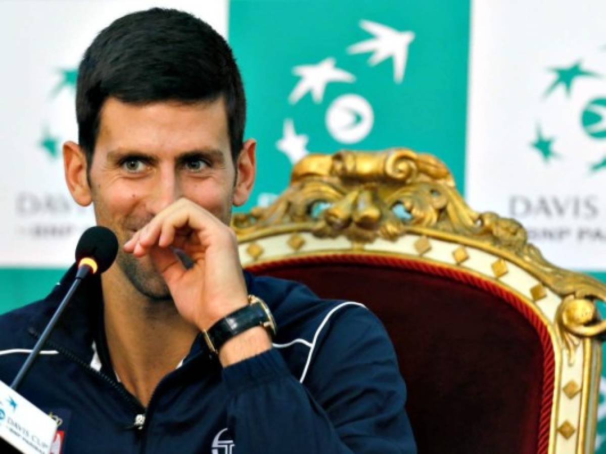 Djokovic amenaza a una España sin Nadal en la Copa Davis