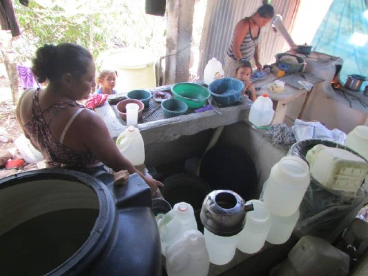 Comunidades de Danlí afectadas por falta de agua