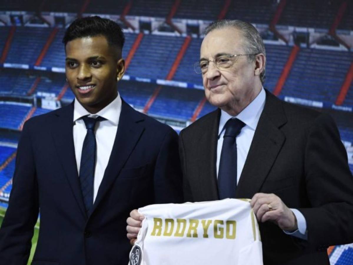 Brasileño Rodrygo Goes, el nuevo fichaje de 18 años del Real Madrid