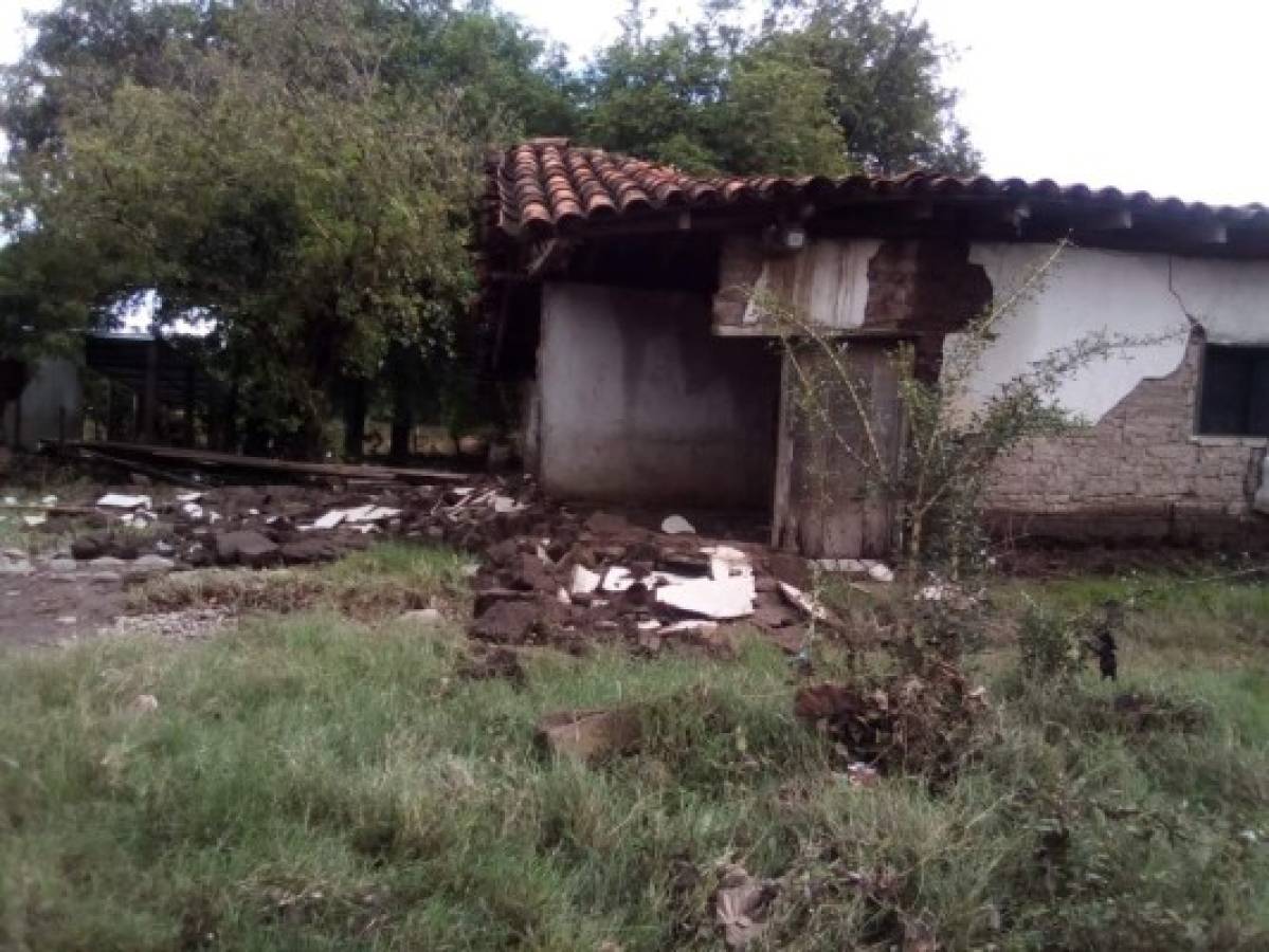 Lluvias dejan cuantiosos daños en el oriente y sur de Honduras