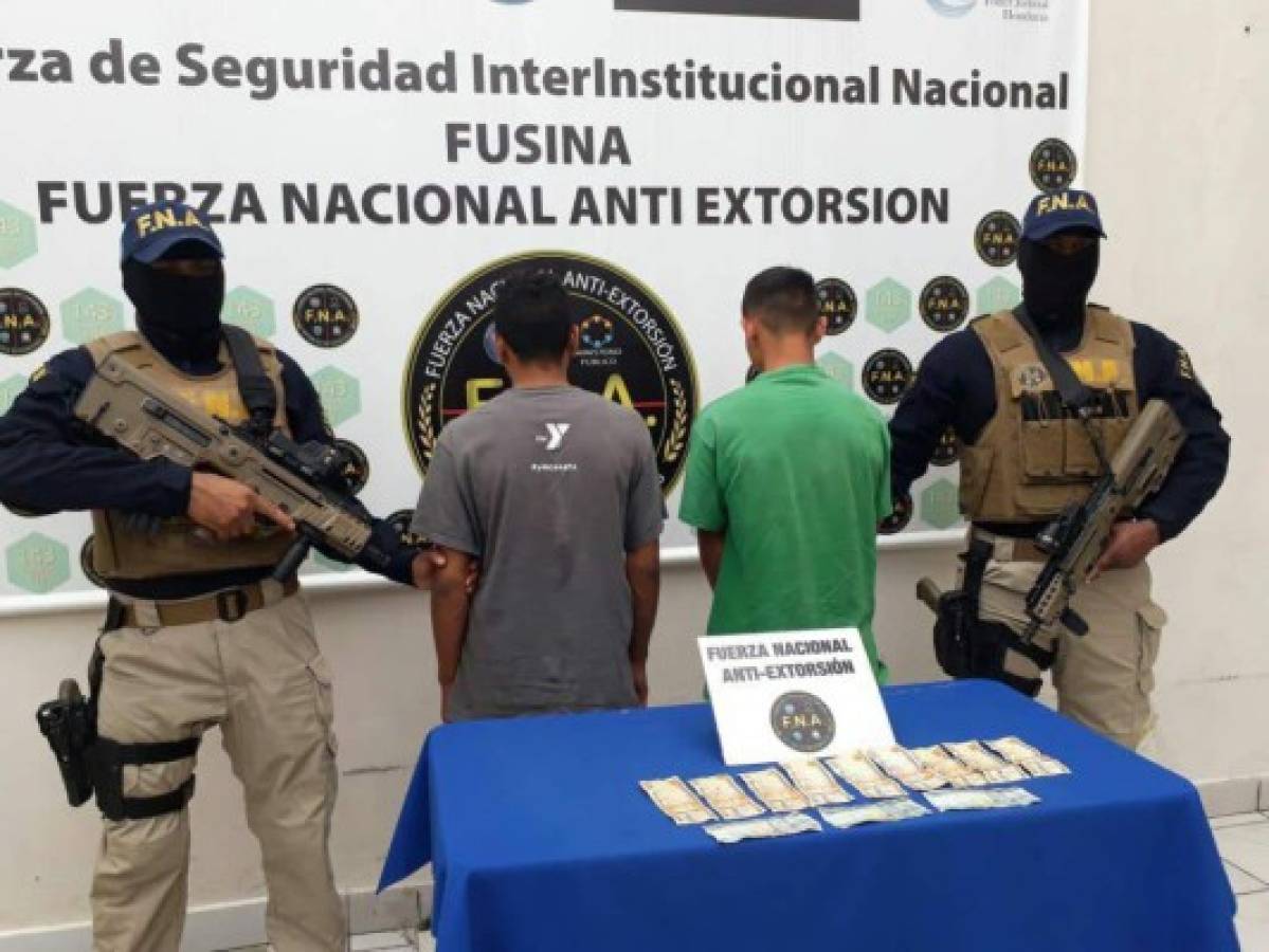 Capturan a cuatro pandilleros y un supuesto sicario en la capital de Honduras