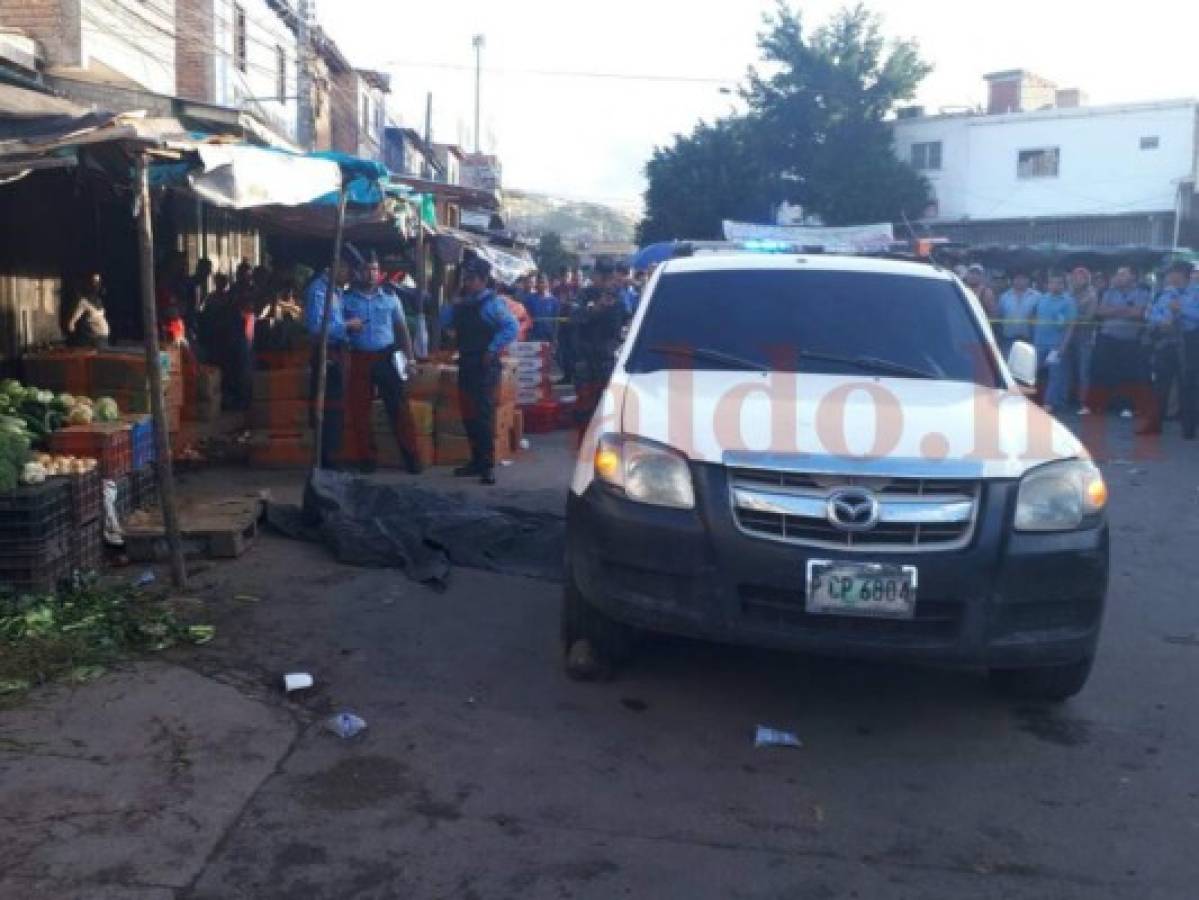 Asesinan a comerciante hondureño en el mercado Zonal Belén de Comayagüela
