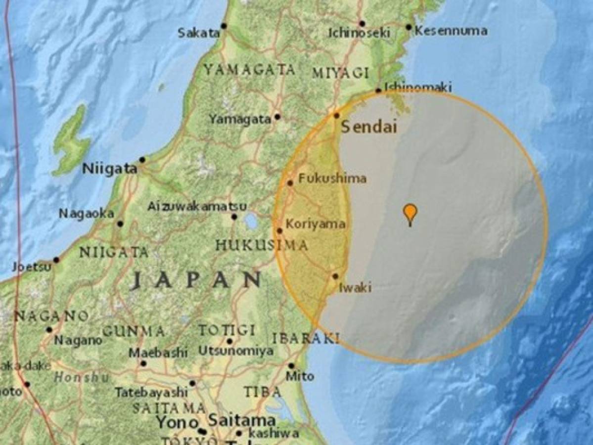 Un sismo de 5.8 sacude la costa de Fukushima en Japón sin riesgo de tsunami