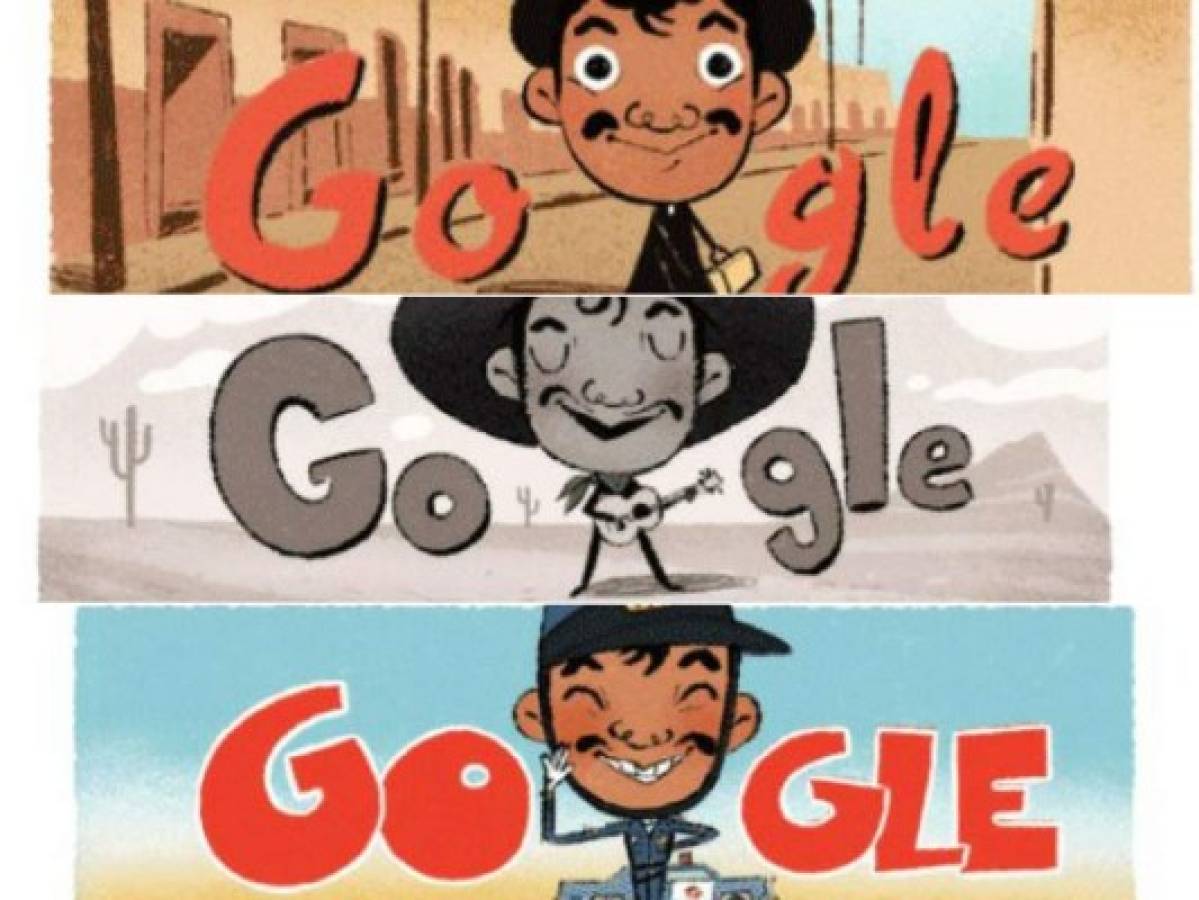 Con una galería de caricaturas Google le rinde homenaje a Mario Moreno 'Cantinflas'