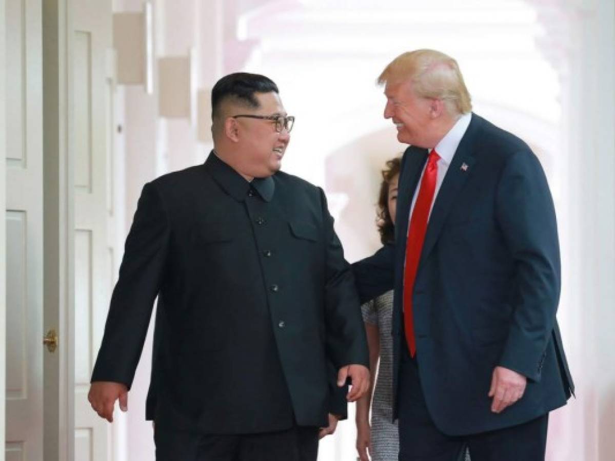 La cumbre con Kim Jong Un contribuyó a evitar 'una catástrofe nuclear', dice Trump