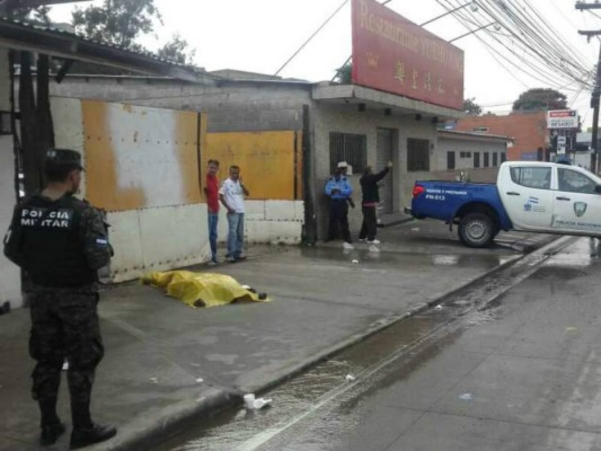 Hondureño muere el día de su cumpleaños en calle de la capital