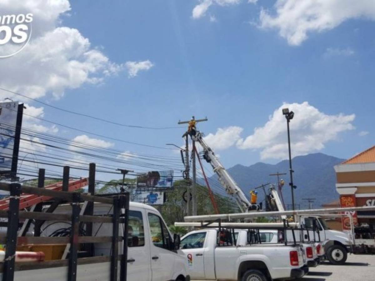 Estos sectores no tendrán energía eléctrica este martes en Honduras