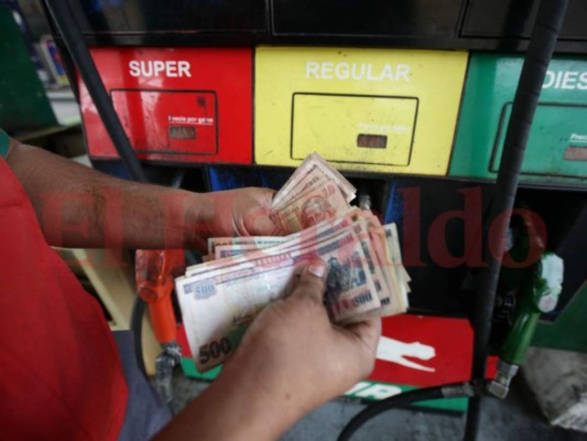 Combustibles en Honduras serán más caros a partir del lunes