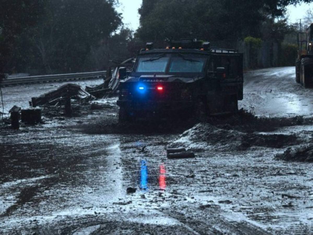 Trece muertos debido a aludes de lodo en California