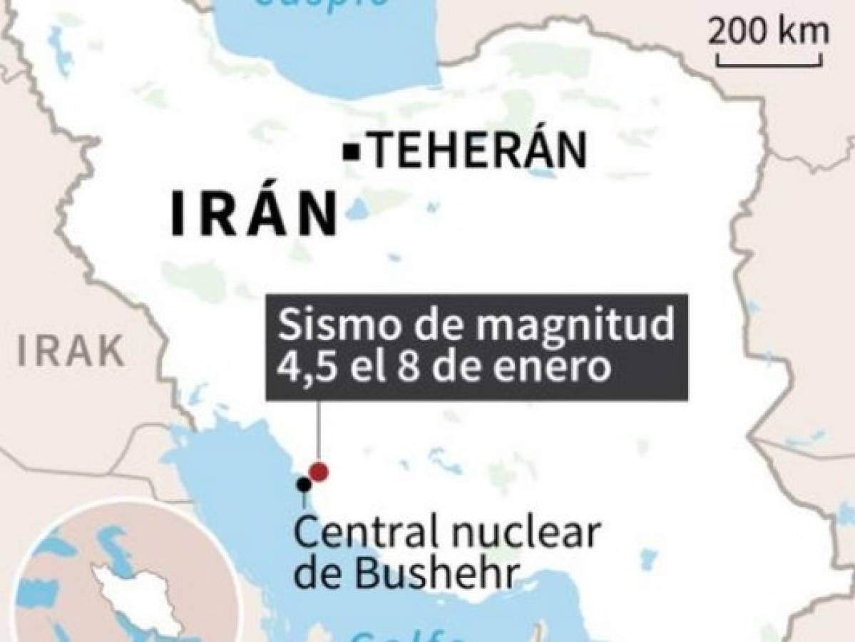 Sismo de magnitud 4.5 cerca de central nuclear de Irán causa 7 heridos