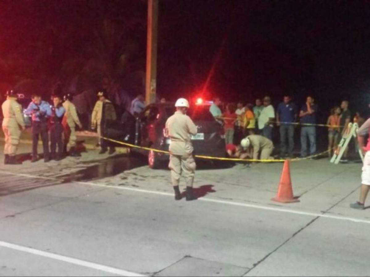 Estadounidense muere en accidente en Cortés cuando iba a tomar un vuelo de regreso a EEUU