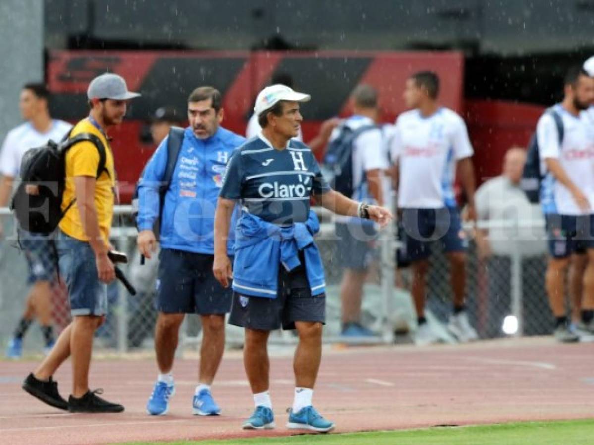 Jorge Luis Pinto, entrenador de la Selección Nacional de Honduras también fue criticado por Vargas. (Foto: Ronal Aceituno / Grupo Opsa)