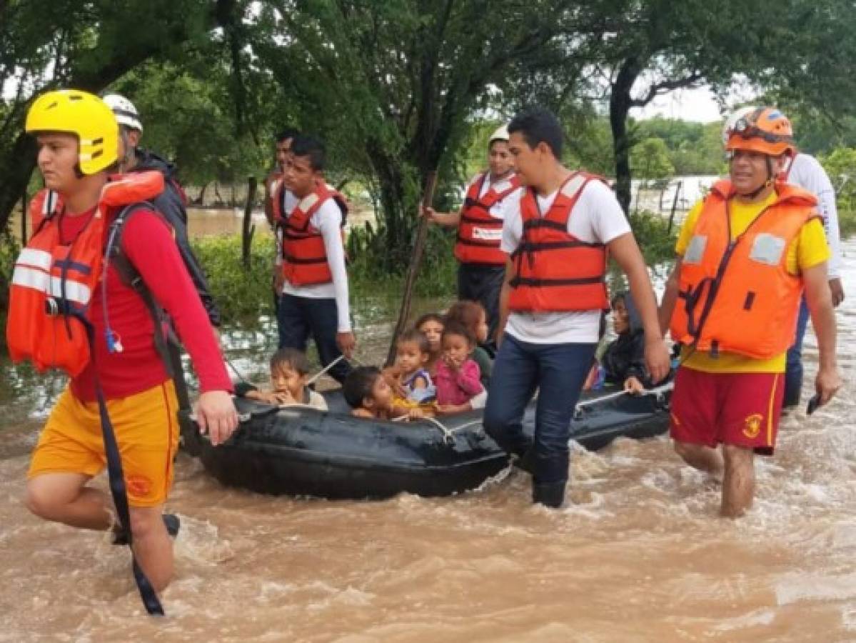 Continúan las evacuaciones en la zona sur de Honduras por lluvias