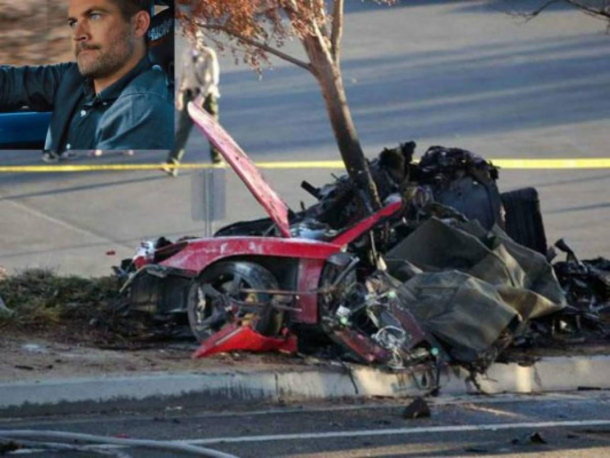 El Porsche quedó totalmente destruido. Foto redes