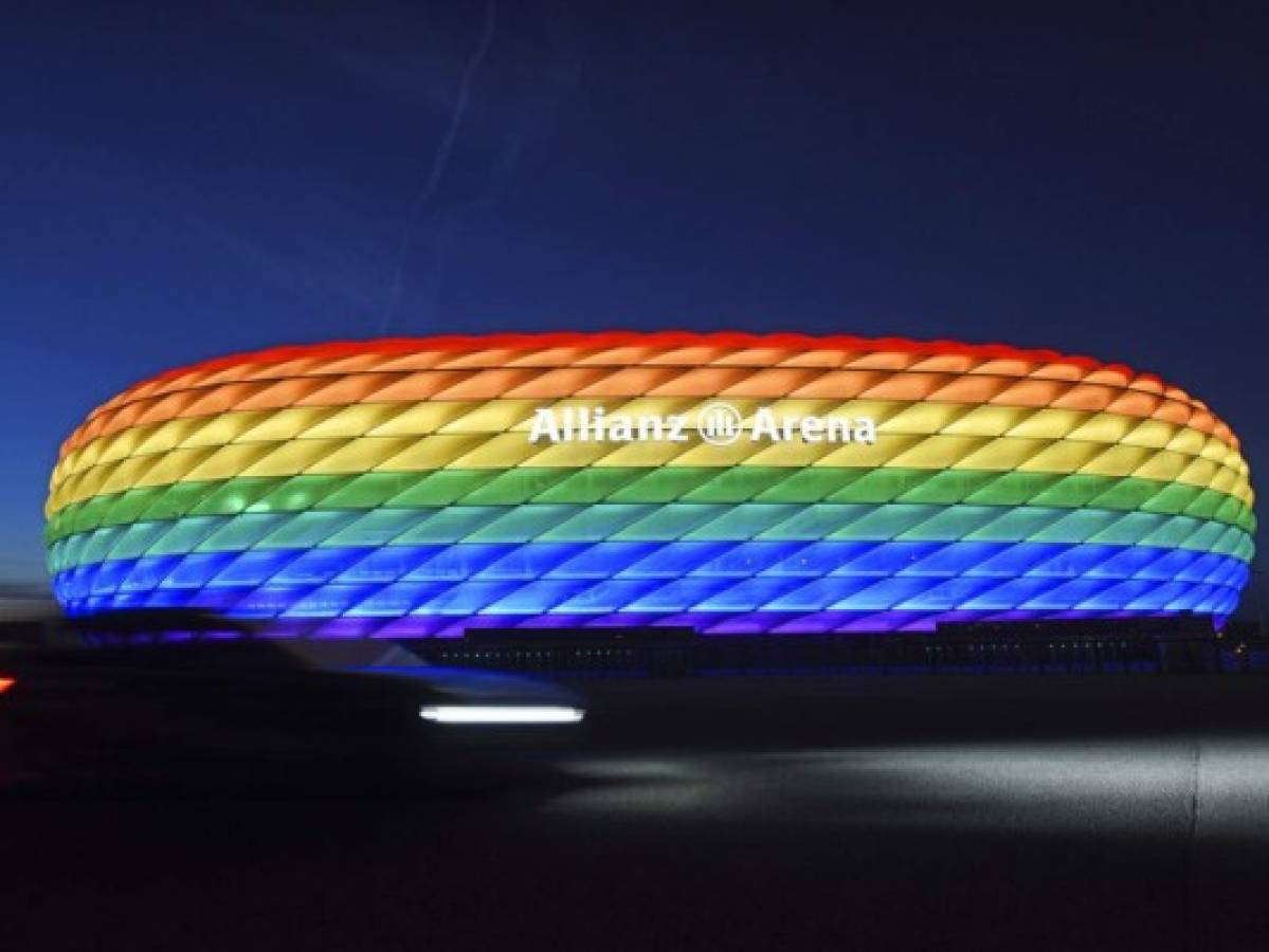 UE no entiende veto de UEFA a colores del arcoíris en Múnich