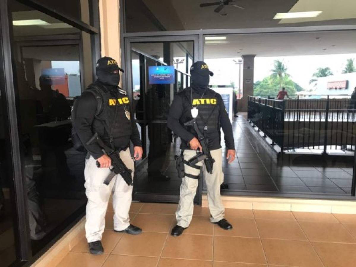 Atic interviene Instituto de la Propiedad en San Pedro Sula como parte del operativo 'Tormenta de Fuego 6'