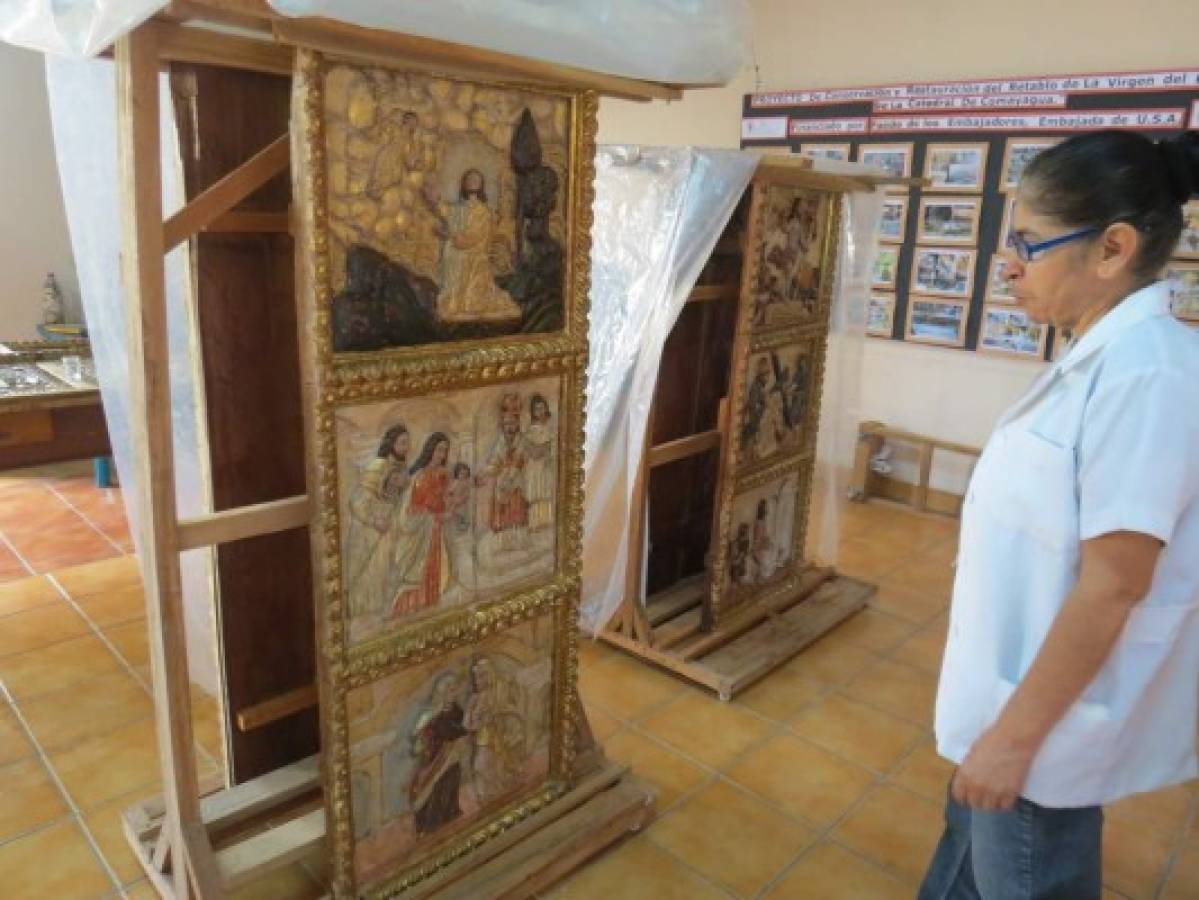 Urge restaurar el 60 por ciento de los retablos de Comayagua