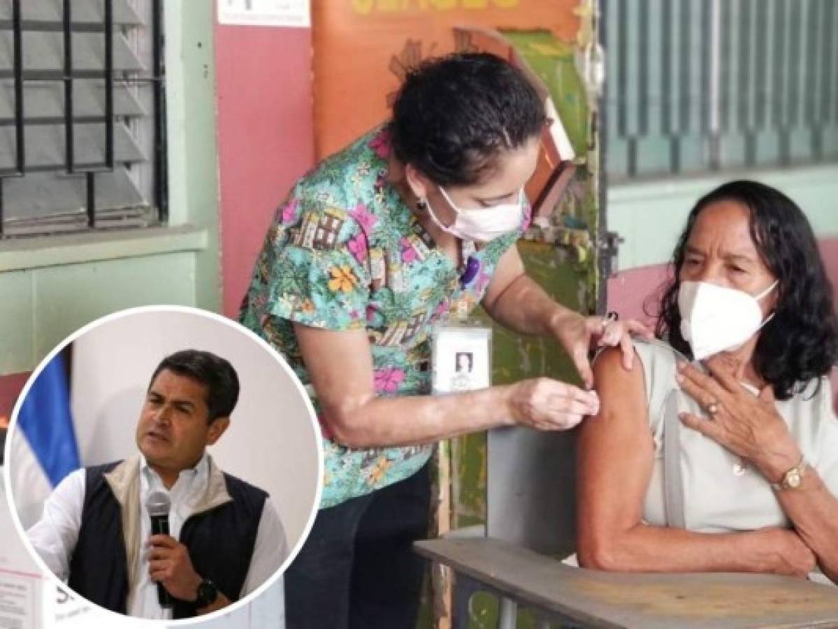 '¡No se quede en casa!': Presidente Hernández llama a adultos mayores a vacunarse